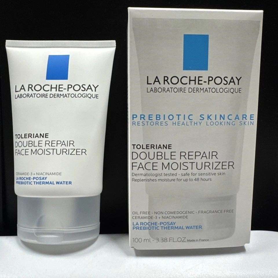 *La Roche-Posay Toleriane Double Repair Face Moisturizer 3.38oz(100ml) Exp 27