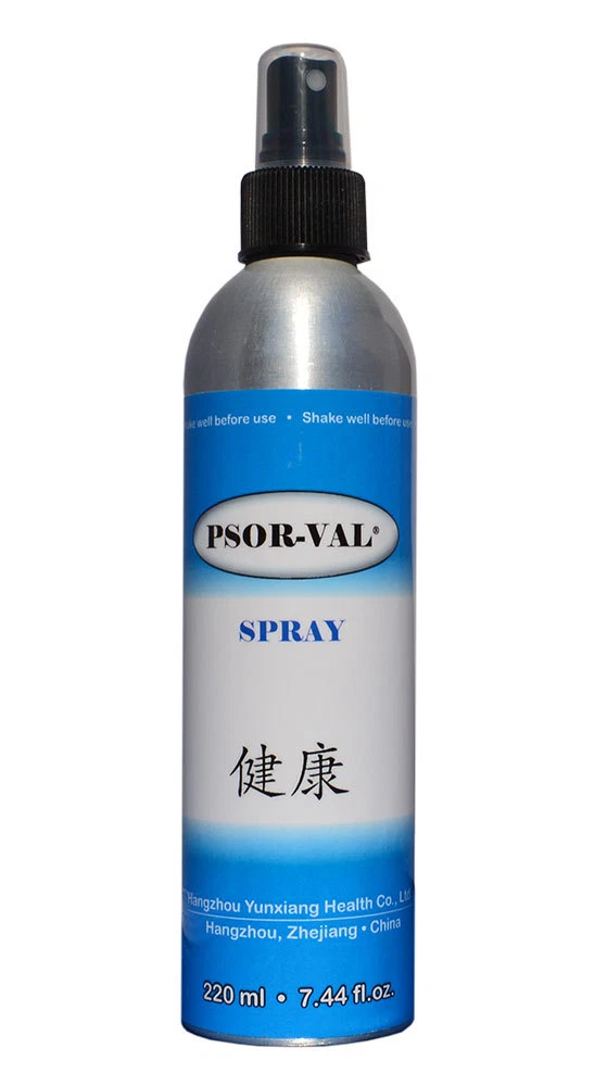 PSOR VAL Skin Spray for Dry, Itching, Irritation, & Flaky Buildup 7.44 oz/220 ml