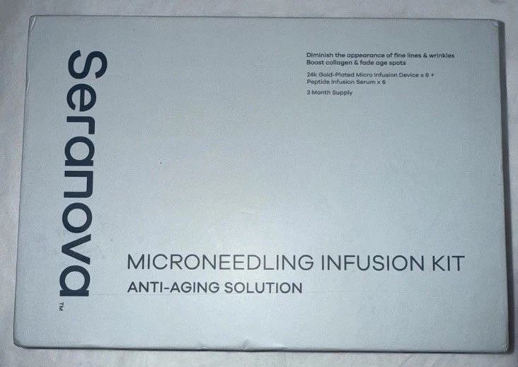 Seranova Micro Needle for Skin 3 Month Supply BB 2028 / NEW Sealed