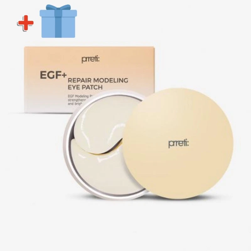 PRRETI EGF Modeling Hydrogel Eye Patches 52pcs Soothing Hydrating K-Beauty