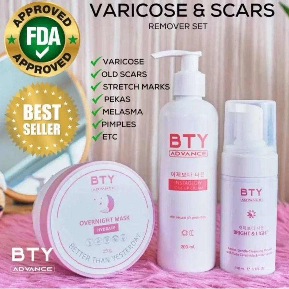 BTY Over Night Mask,tone Up Cream,foam Clenser‼️‼️ON HAND