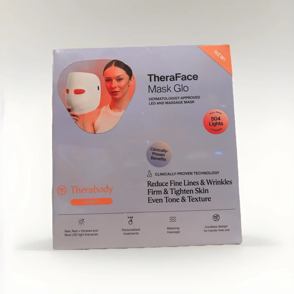 New TheraBody Thera Face Mask Glo LED Skincare Mask For Glowing Healthier Skin