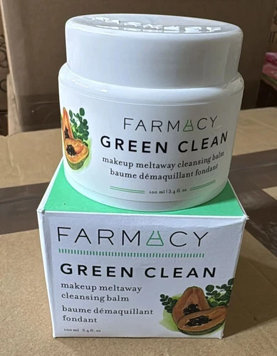 Farmacy Green Clean Makeup Remover Balm 3.4 oz (100mL) - Natural Cleanser